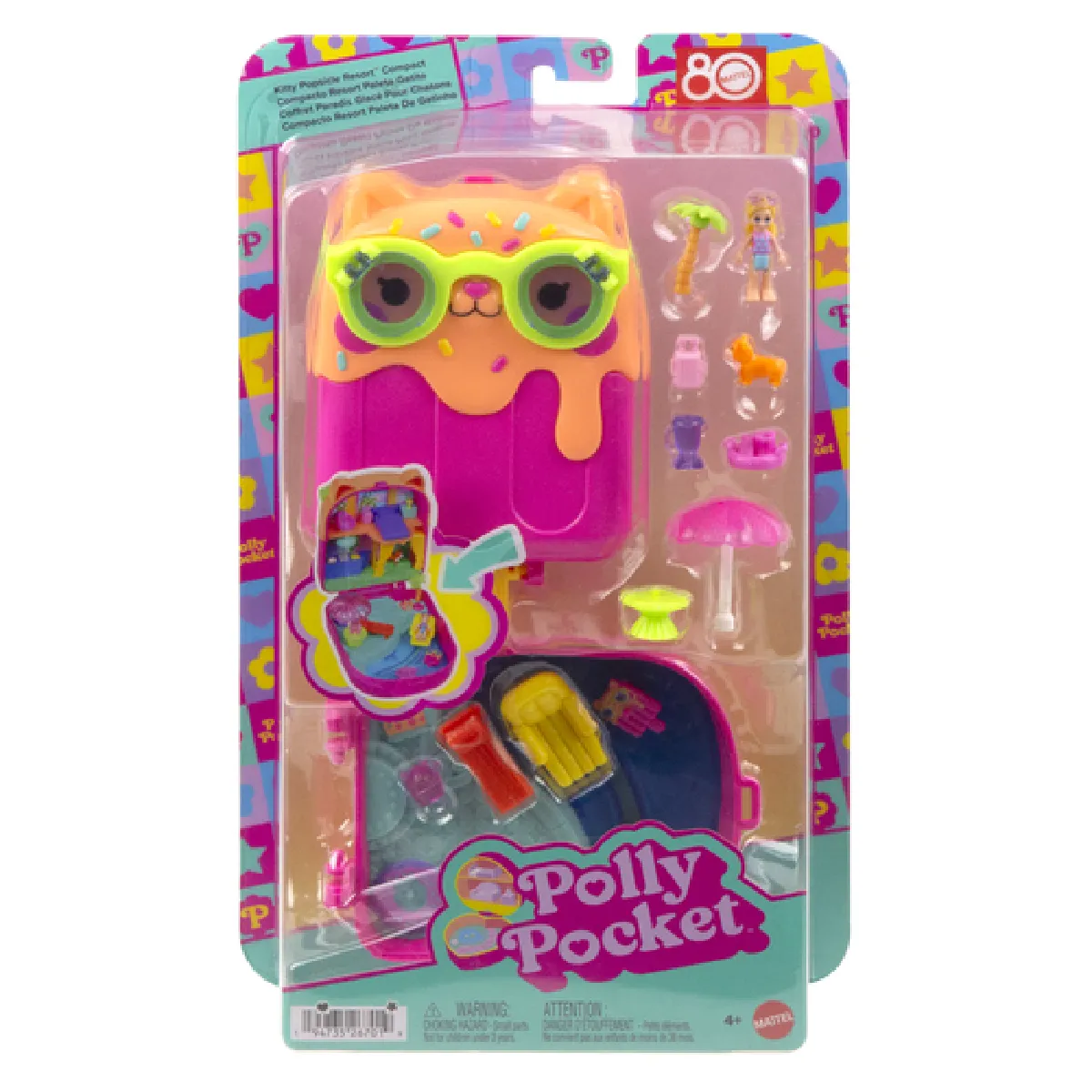 Polly Pocket Kitty Vacances au soleil, Polly Pocket Kitty Vacances au soleil,
