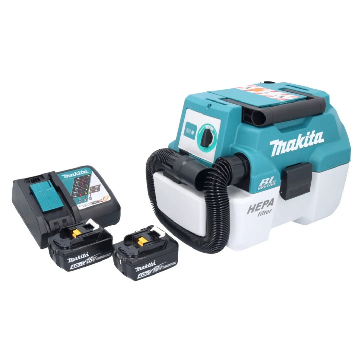 Aspirateur sans fil Makita DVC 750 LRM Brushless 18V