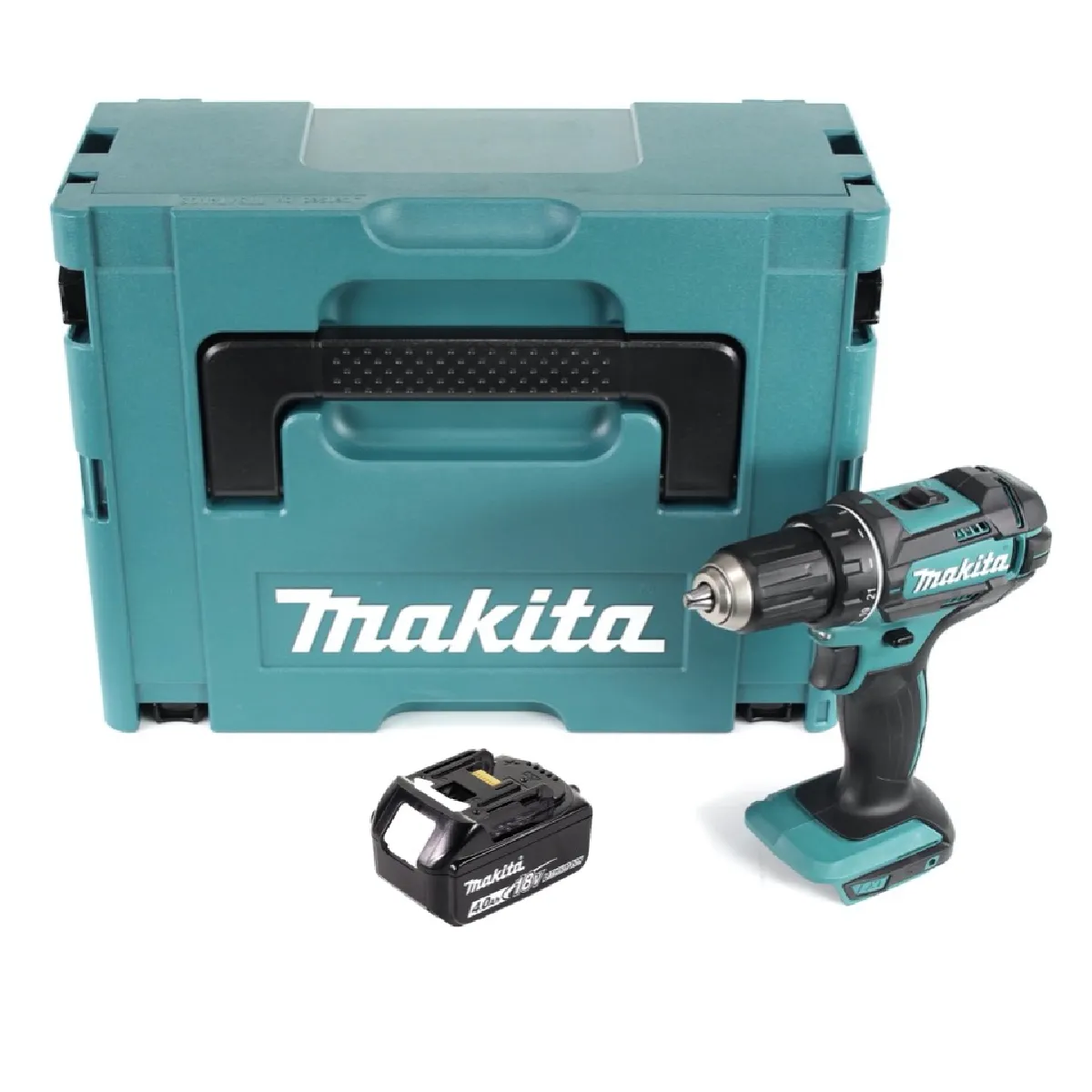 Makita DDF 482 M1J Perceuse visseuse sans fil 18 V 62 Nm + 1x batterie 4 0 Ah + Makpac sans chargeur - vue 1