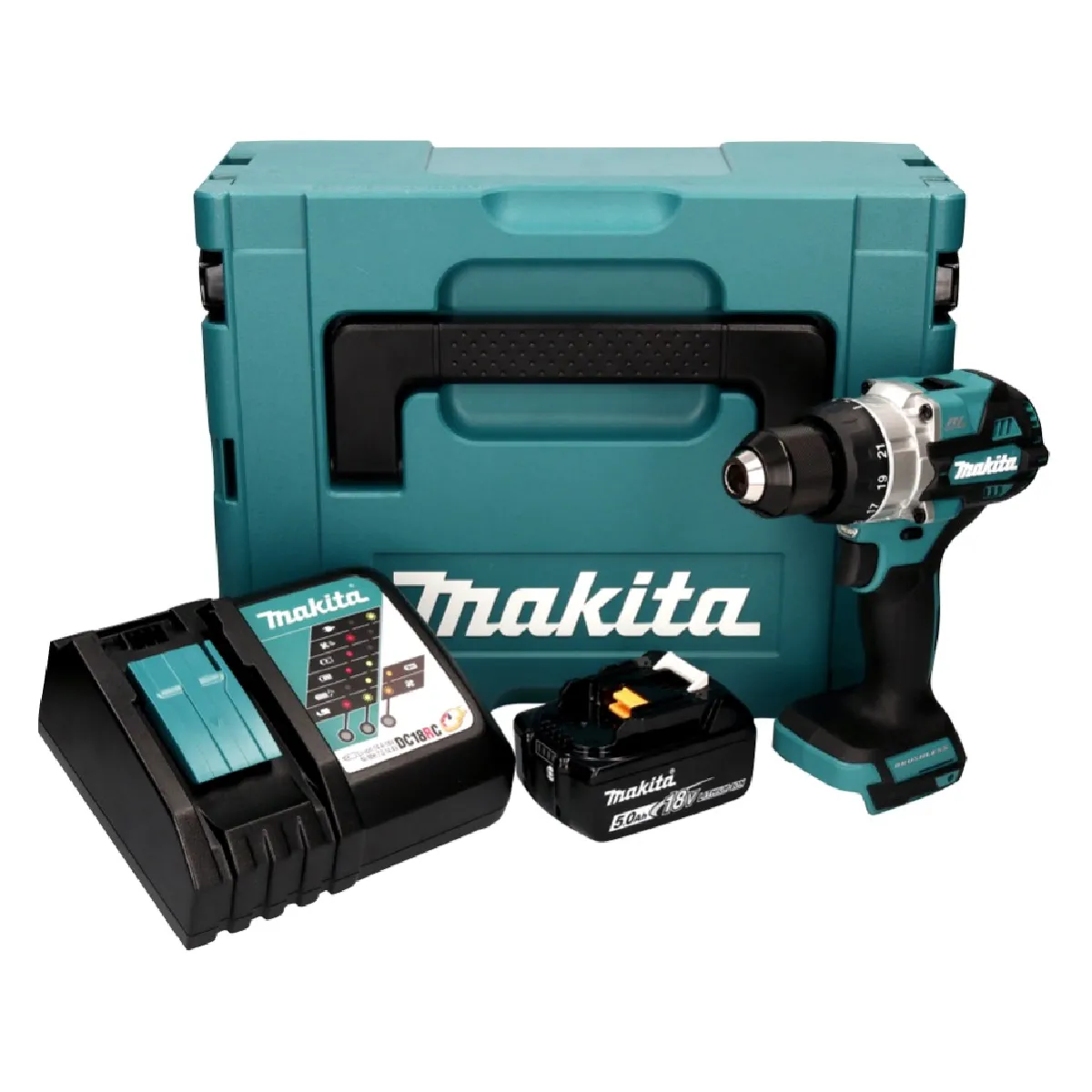 Perceuse visseuse sans fil Makita DDF 486 18V 130 Nm Brushless - vue 8