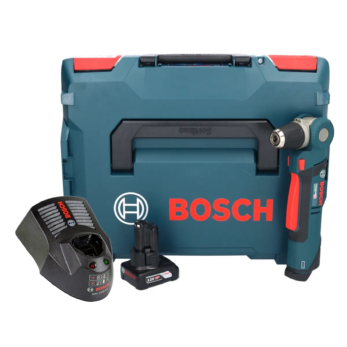 Bosch Professional GWB 12V 10 Perceuse d'angle sans fil 12 V + 1x batterie 6 0 Ah + Boxx sans chargeur - vue 2