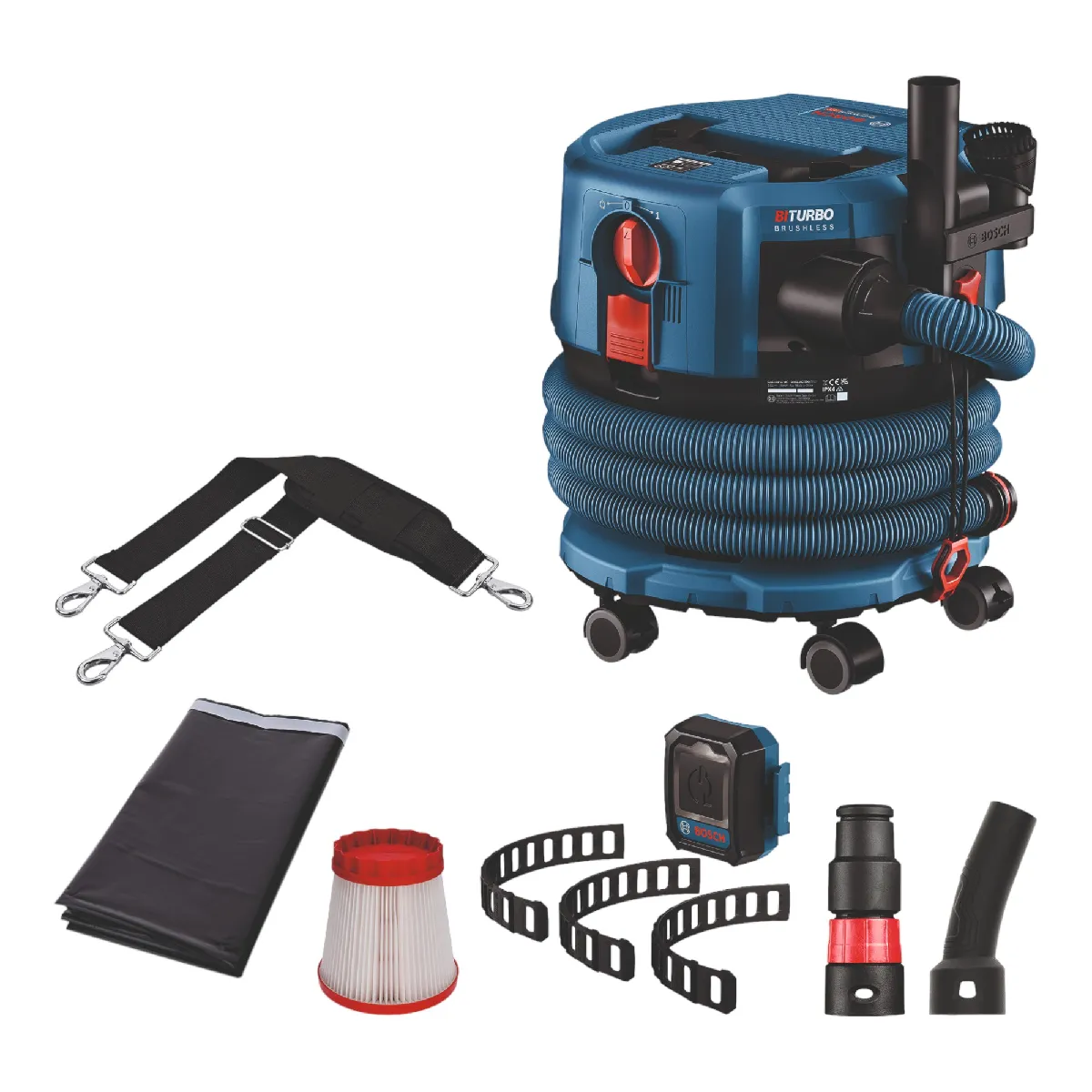 Aspirateur sans fil Bosch GAS 18V 12 MC BITURBO Brushless Batterie ProCORE 55 Ah Filtre HEPA - vue 2