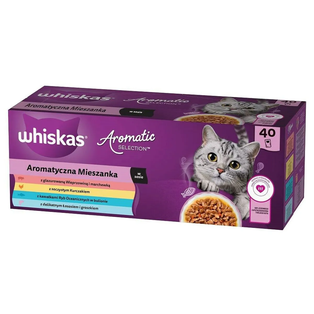 Comparer les prix de Aliments pour chat Whiskas Aromatic selection Mix 40 x 85 g