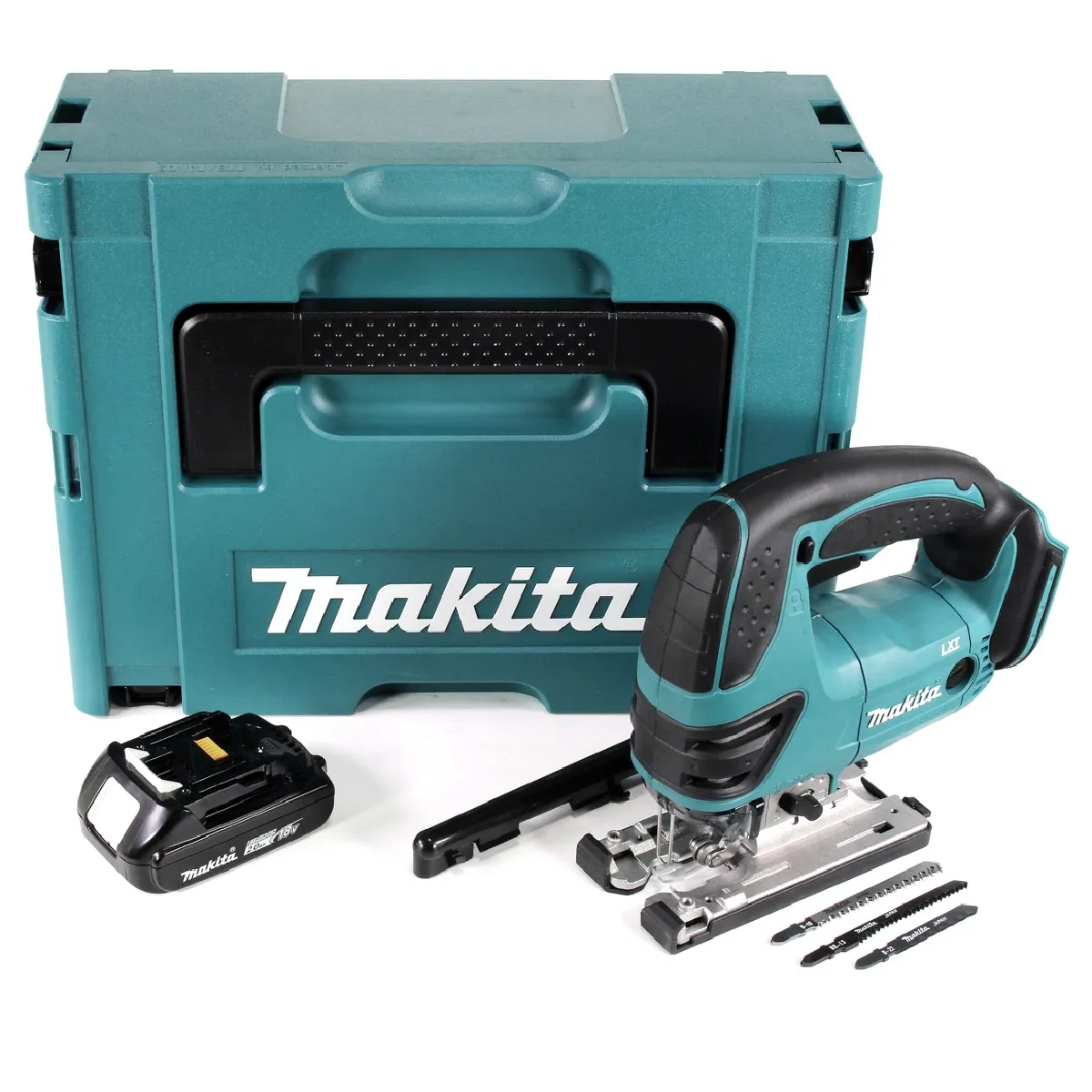 Makita DJV 180 A1J Scie sauteuse sans fil 18 V + 1x batterie rechargeable 2 0 Ah + Makpac sans kit chargeur - vue 1