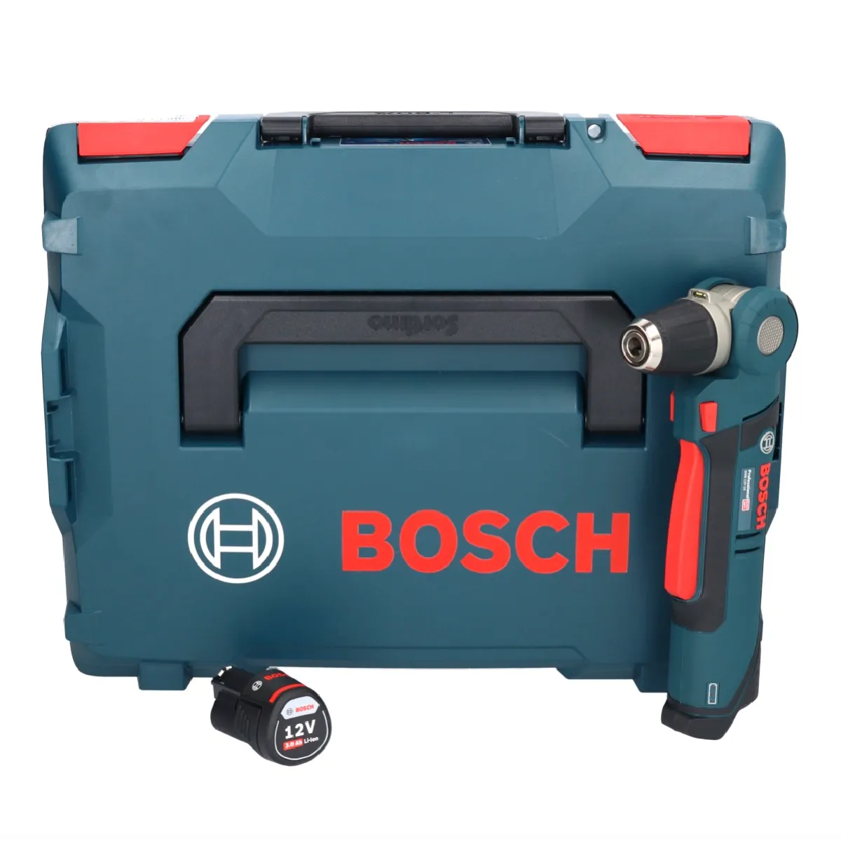 Perceuse d'angle sans fil Bosch Professional GWB 12V 10 12V Batterie 3 0 Ah Boxx - vue 2