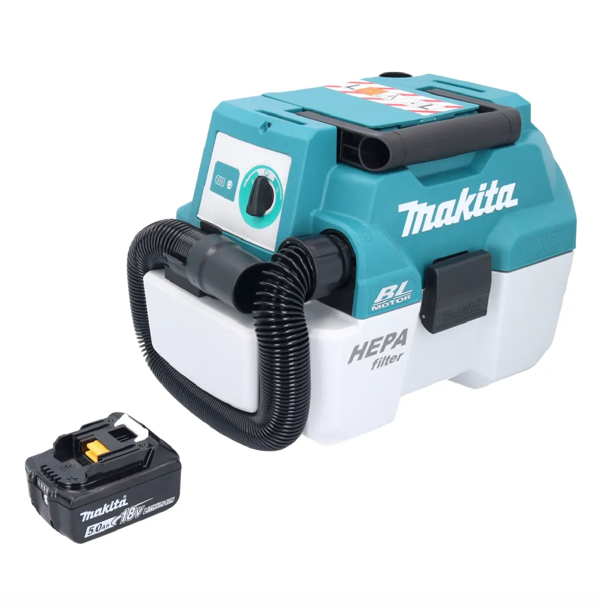 Aspirateur sans fil Makita DVC 750 LT1 18 V 75 Moteur Brushless - vue 2