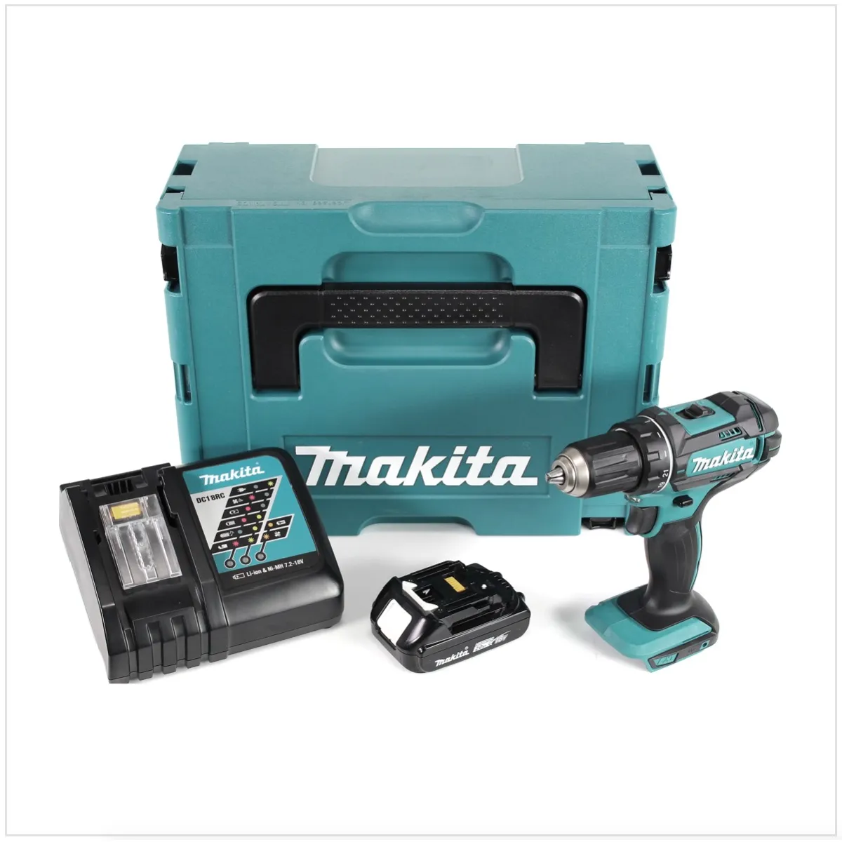 Perceuse visseuse sans fil Makita DDF 482 18V 62 Nm 2 0 Ah - vue 2