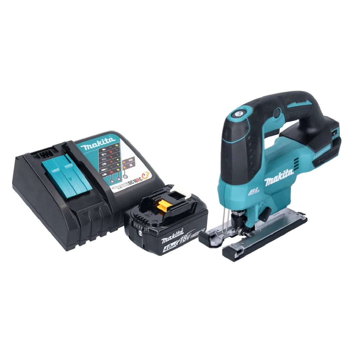 Makita DJV 184 RM1 Scie sauteuse pendulaire sans fil 18 V Brushless + 1x batterie 4 0 Ah + kit chargeur - vue 2
