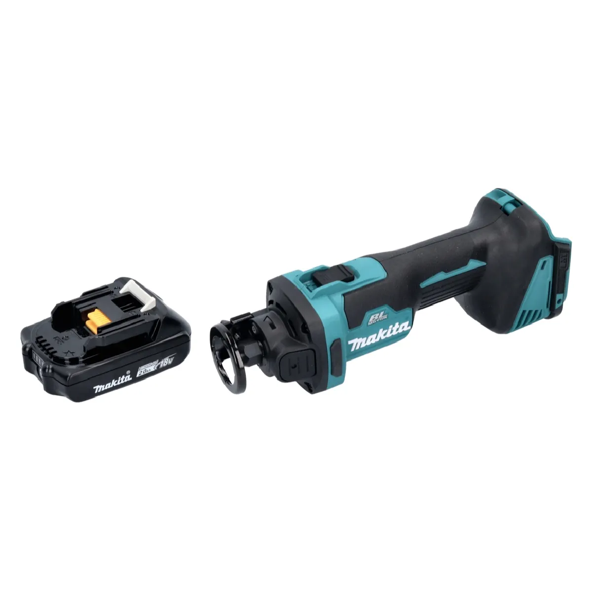 Makita DCO 181 A1 Trancheuse rotative sans fil 18 V 32000 trmin Brushless + 1x batterie 2 0 Ah sans chargeur - vue 1