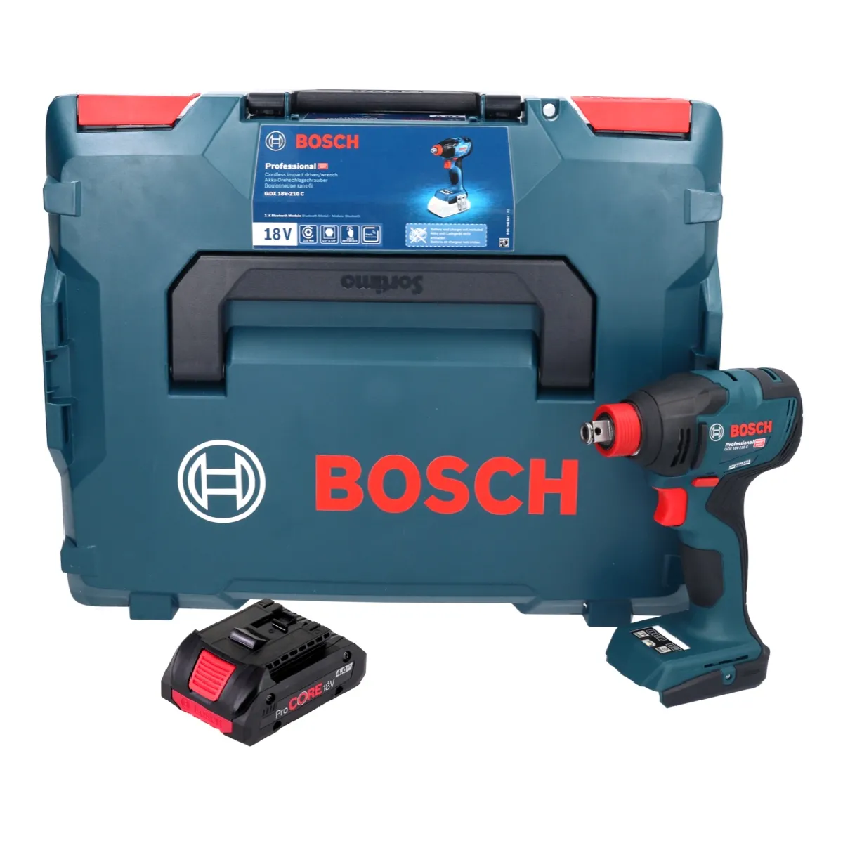 Bosch GDX 18V 210 C Professional Visseuse à chocs sans fil 18 V 210 Nm Brushless + Boxx sans batterie sans chargeur - vue 2