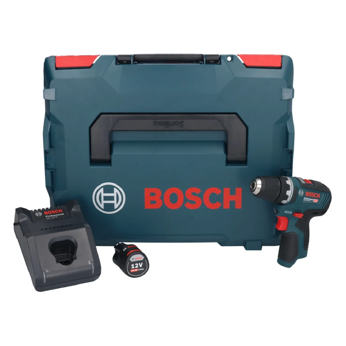 Bosch GSR 12V 35 Professional Perceuse visseuse sans fil 12 V 35 Nm Brushless + 1x batterie 3 0 Ah + Boxx sans chargeur - vue 3