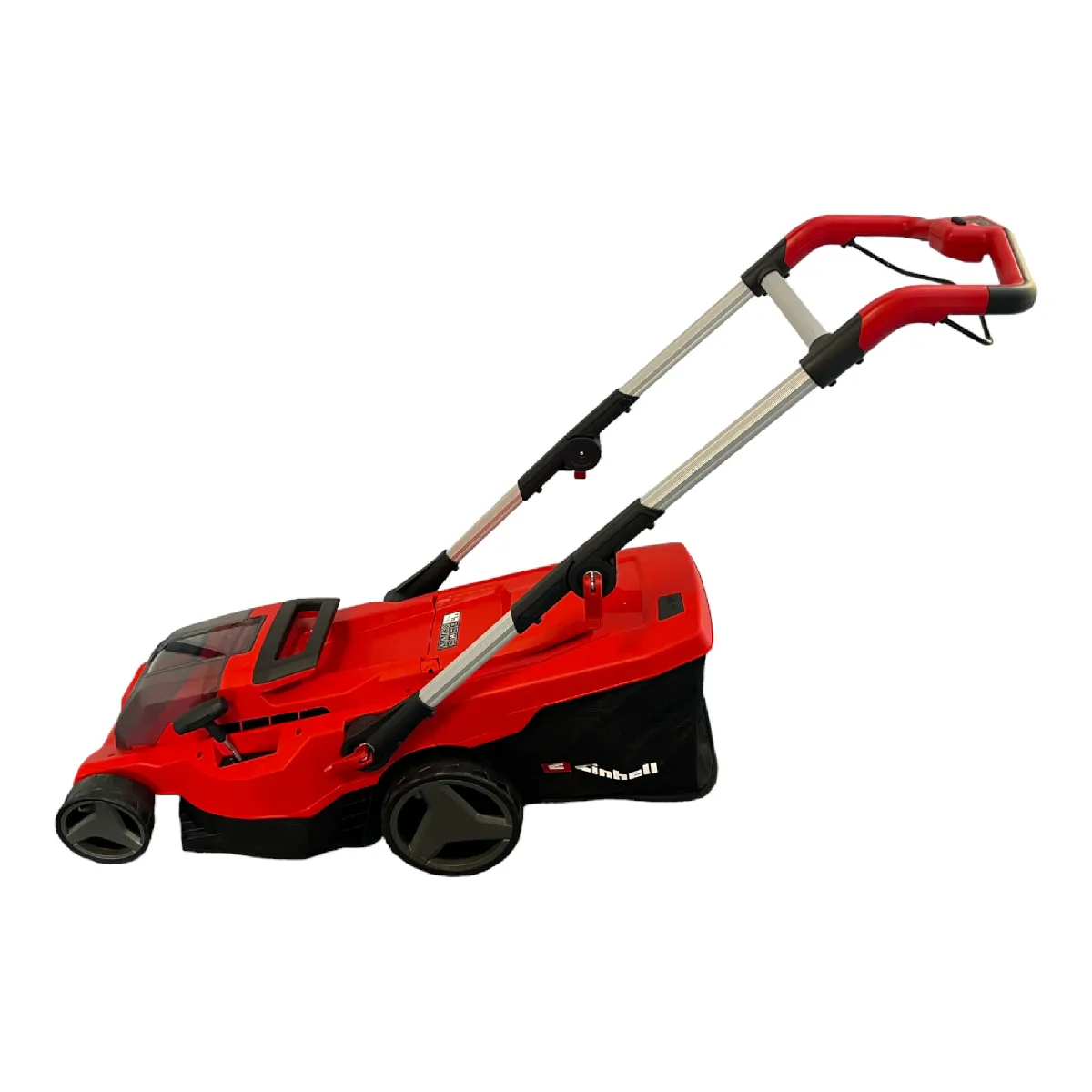 Einhell Tondeuse à gazon sans fil GE CM 3637 Li Solo Power X Change 36V largeur de coupe 37 cm jusqu’à 400 m2 bac collecteur 45 hauteurcoupe 25 75 mm vendue sans batterie - vue 3