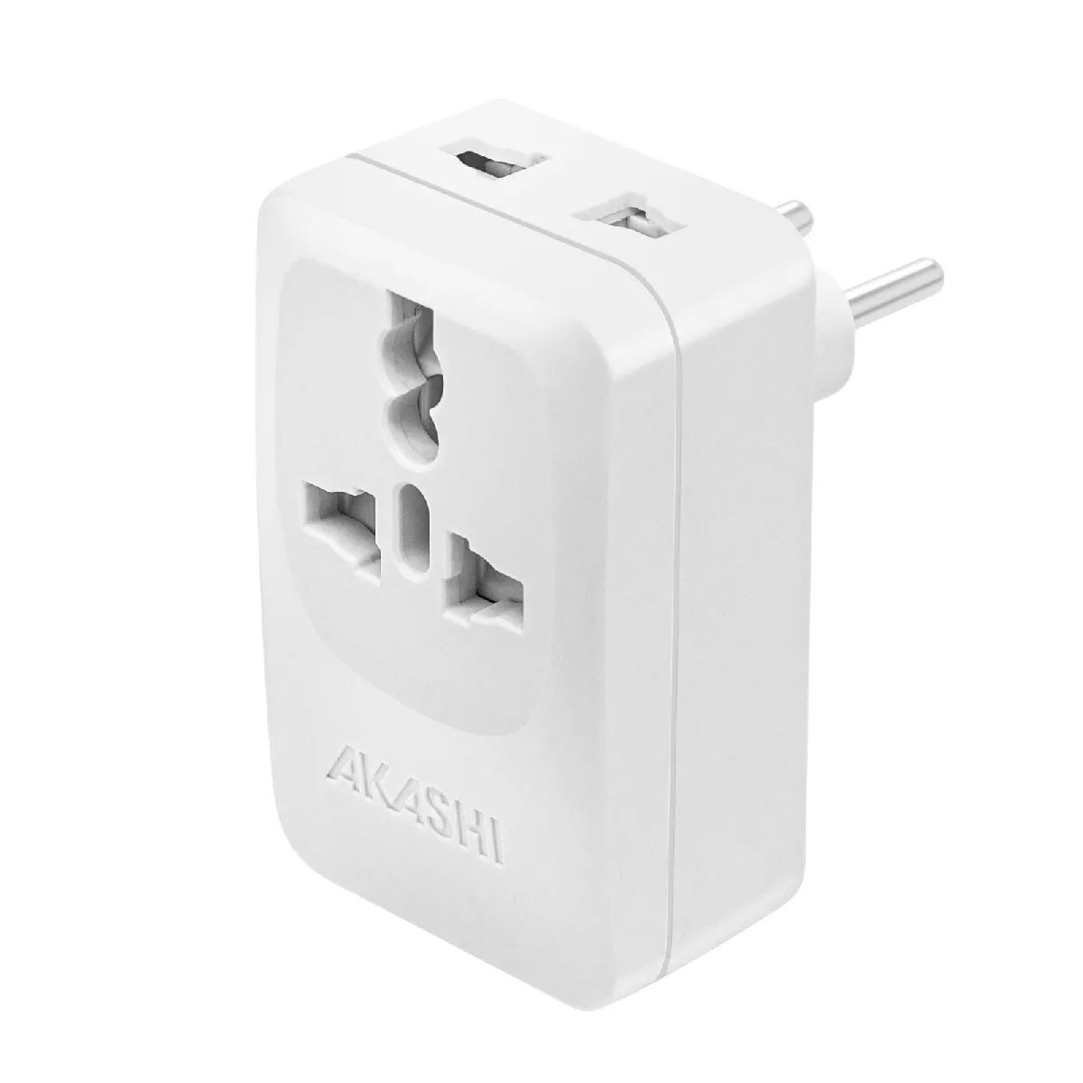 Akashi Adaptateur De Voyage Universel Usb/Usb-C 15W