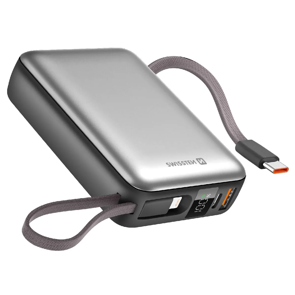 Swissten Gris Batterie Externe 20000Mah