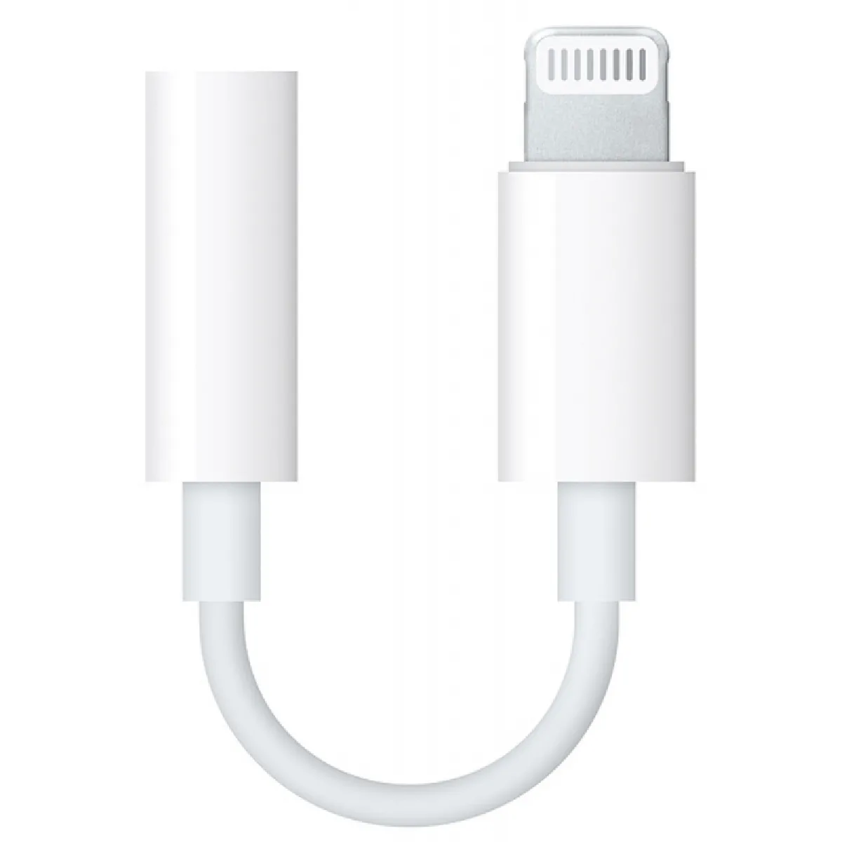 Apple MMX62 Adaptateur d'origine Lightning vers Jack 3.5mm En Vrac