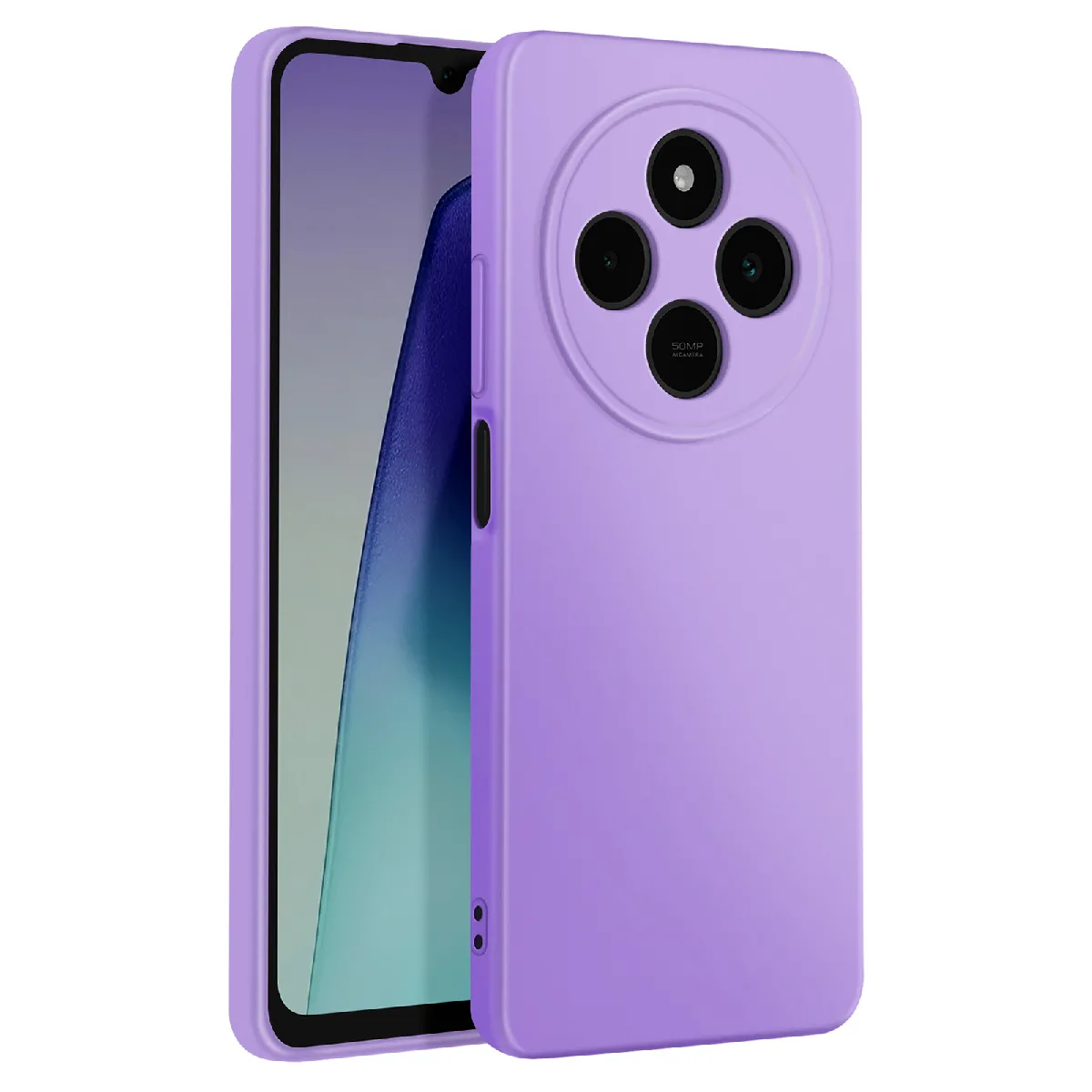 Avizar Violet Coque Pour Xiaomi Redmi 14C Semi-Rigide Soft-Touch Anti-Traces