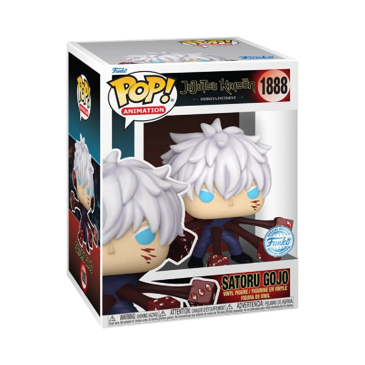 Figurine Funko Pop Premium Jujutsu Kaisen Gojo piégé