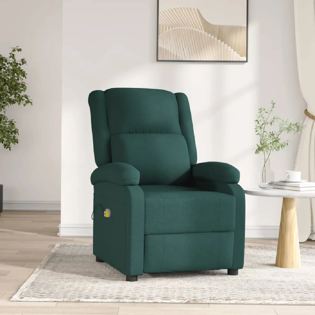 vidaXL Fauteuil électrique de massage Tissu - vue 5