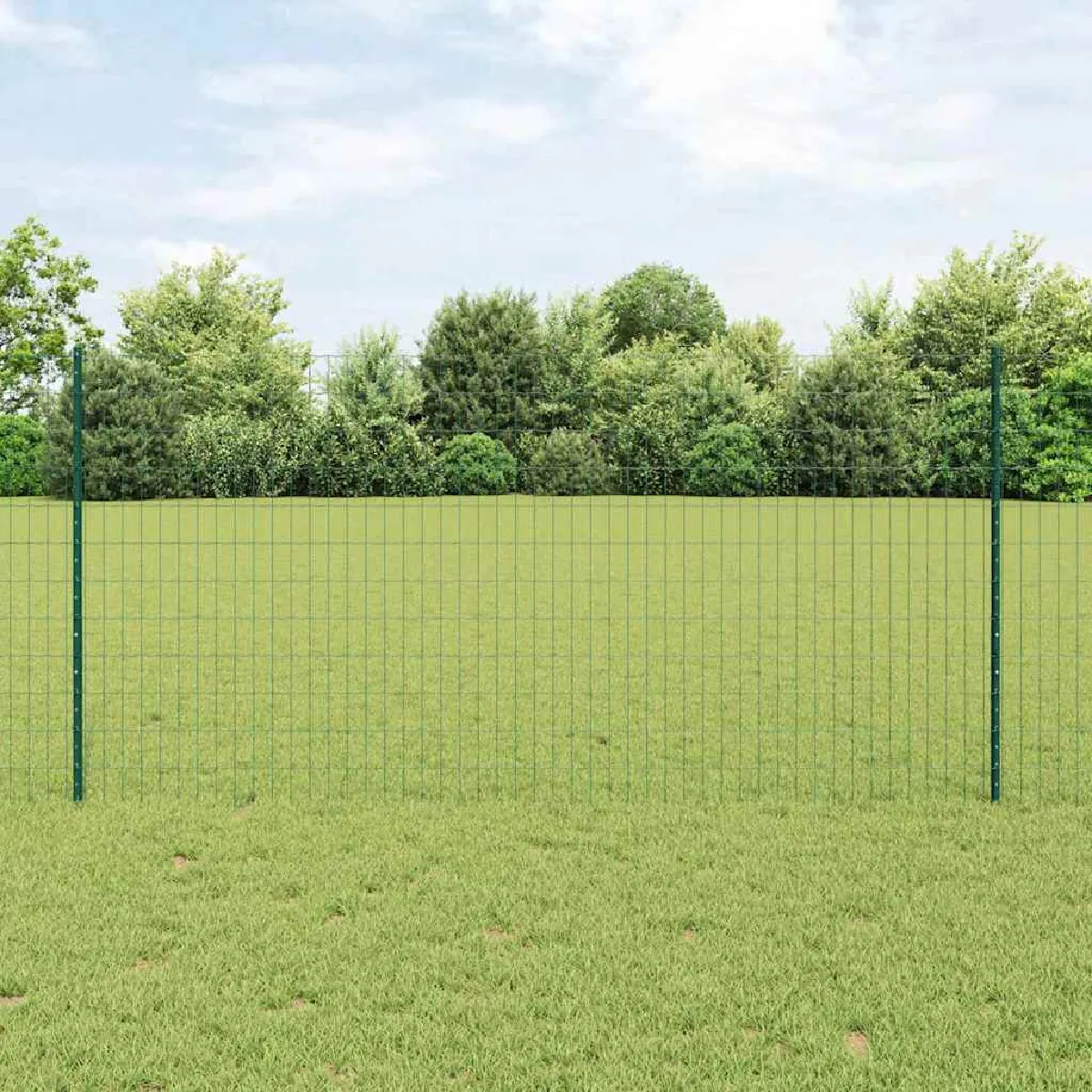 Vidaxl Clôture en fil soudé 10 x 1,2 m (l x h) Acier recouvert de PVC