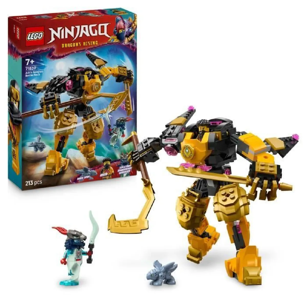 LEGO Ninjago Le Robot de Spinjitzu d’Arin 71839 pour garçon - vue 7