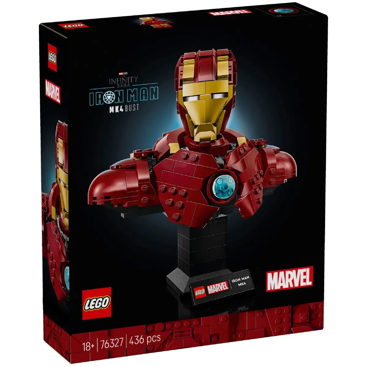 LEGO ǀ Marvel 76327 Buste d’Iron Man MK4 Set De Construction Pour Adulte Idée Cadeau - vue 7