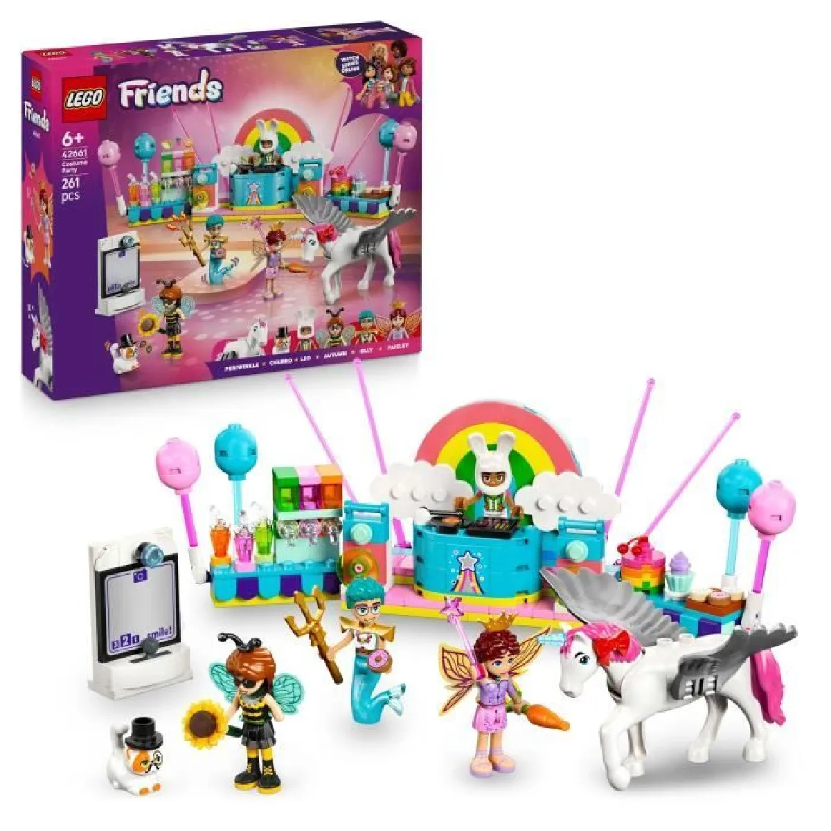 LEGO Friends - Soirée déguisée avec une licorne et une fée - 42661