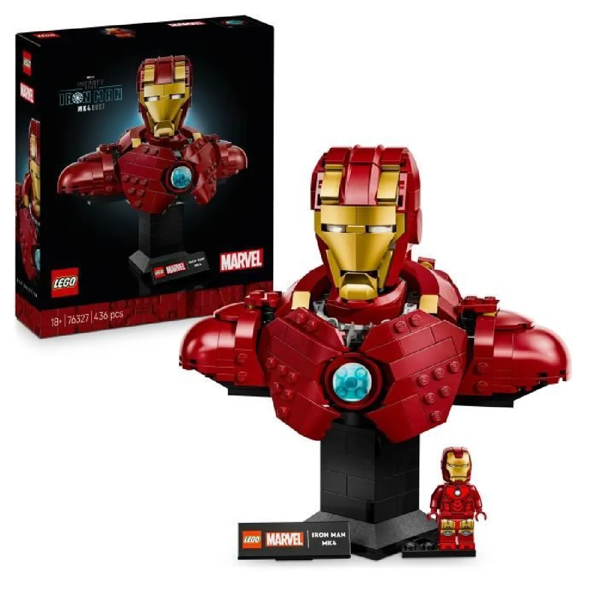 Lego Marvel Lego® Super Heroes 76327 Buste D’iron Man Mk4 - Image 9