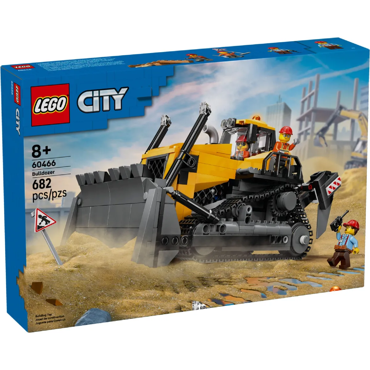 LEGO City - Le bulldozer jaune - 60466