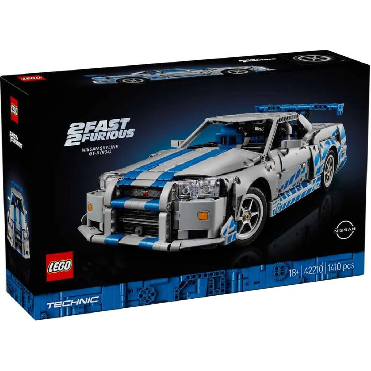 LEGO Technic - Voiture Nissan Skyline GT-R (R34) 2 Fast 2 Furious - 42210