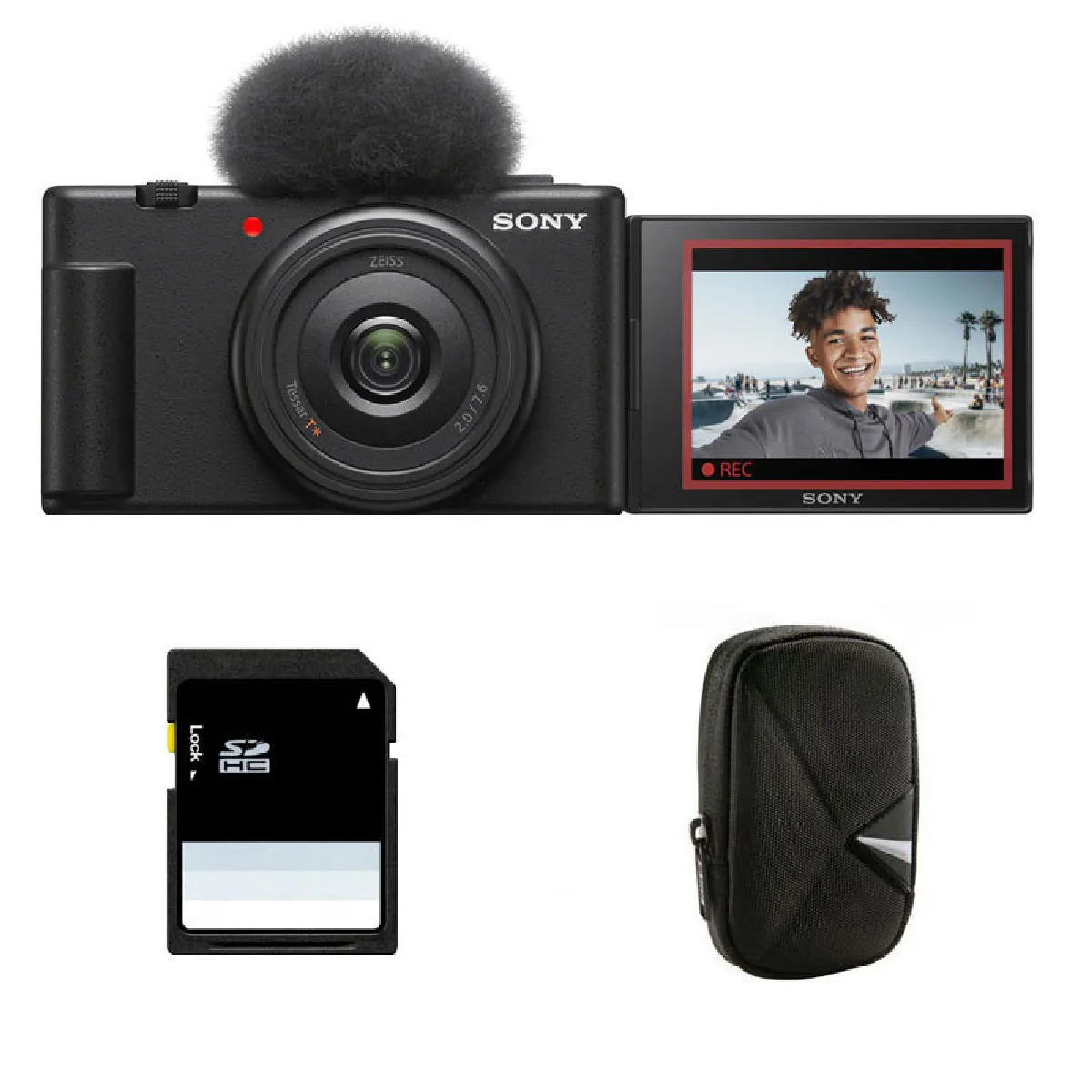 SONY Compact ZV 1F Garanti + Sac + SD 8 Go - vue 5