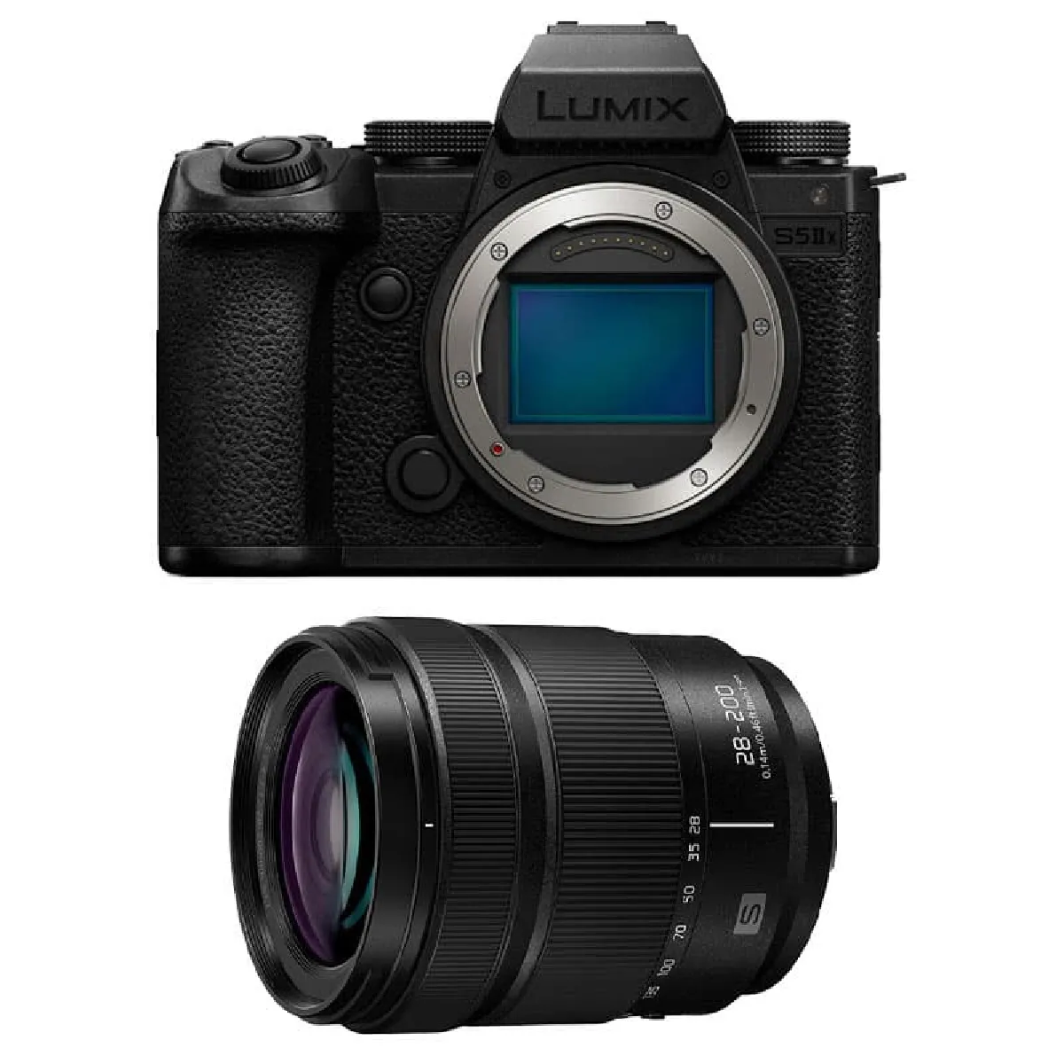 PANASONIC Lumix S5 MARK II X + Objectif 28 200 f4.0 7.1 Neuf - vue 5