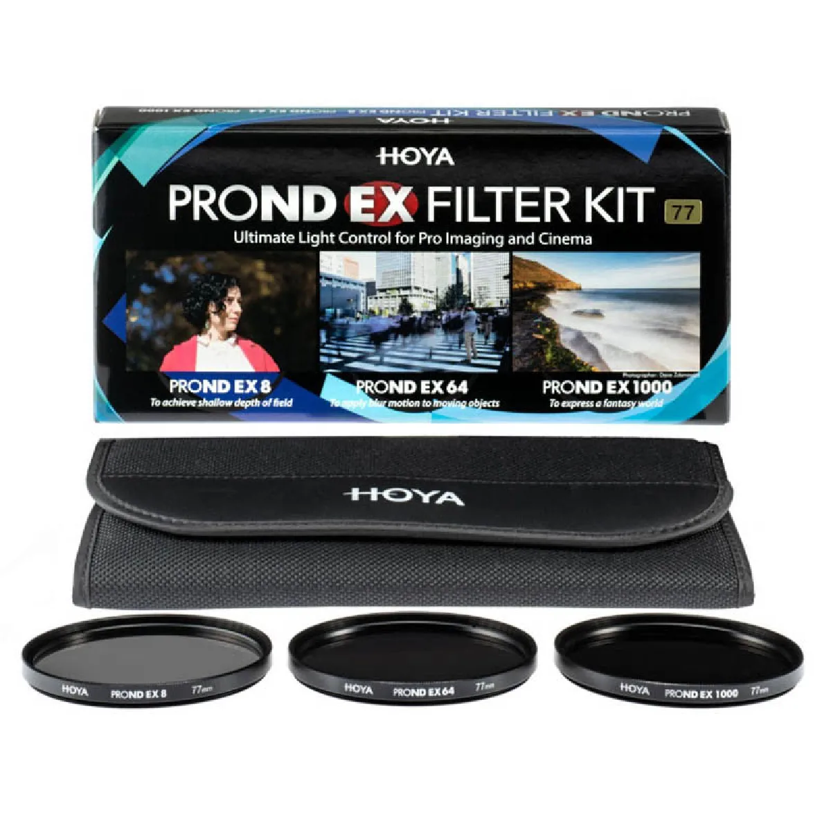 HOYA  PRO ND-EX Kit Filtre Pro ND8/ND64/ND1000 82mm