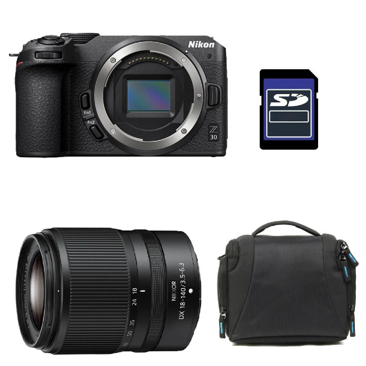 NIKON Z30 + Z 18 140 Garanti + Sac + Carte SD 8 Go - vue 7