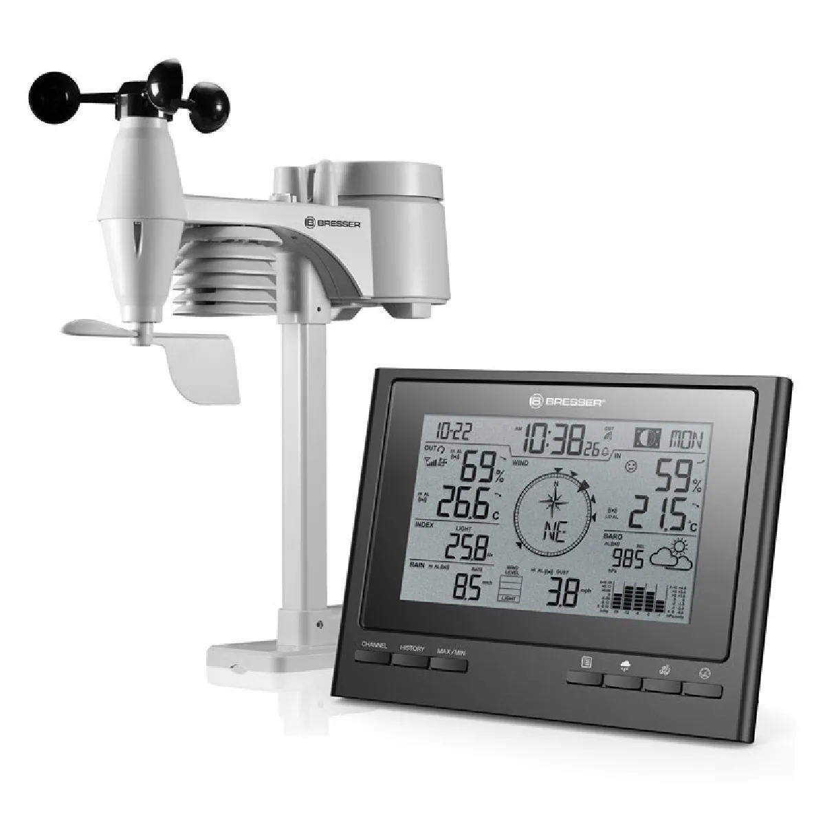 Centrale mtorologique exclusif 7 en 1 ClimateScout 7003100CM3000