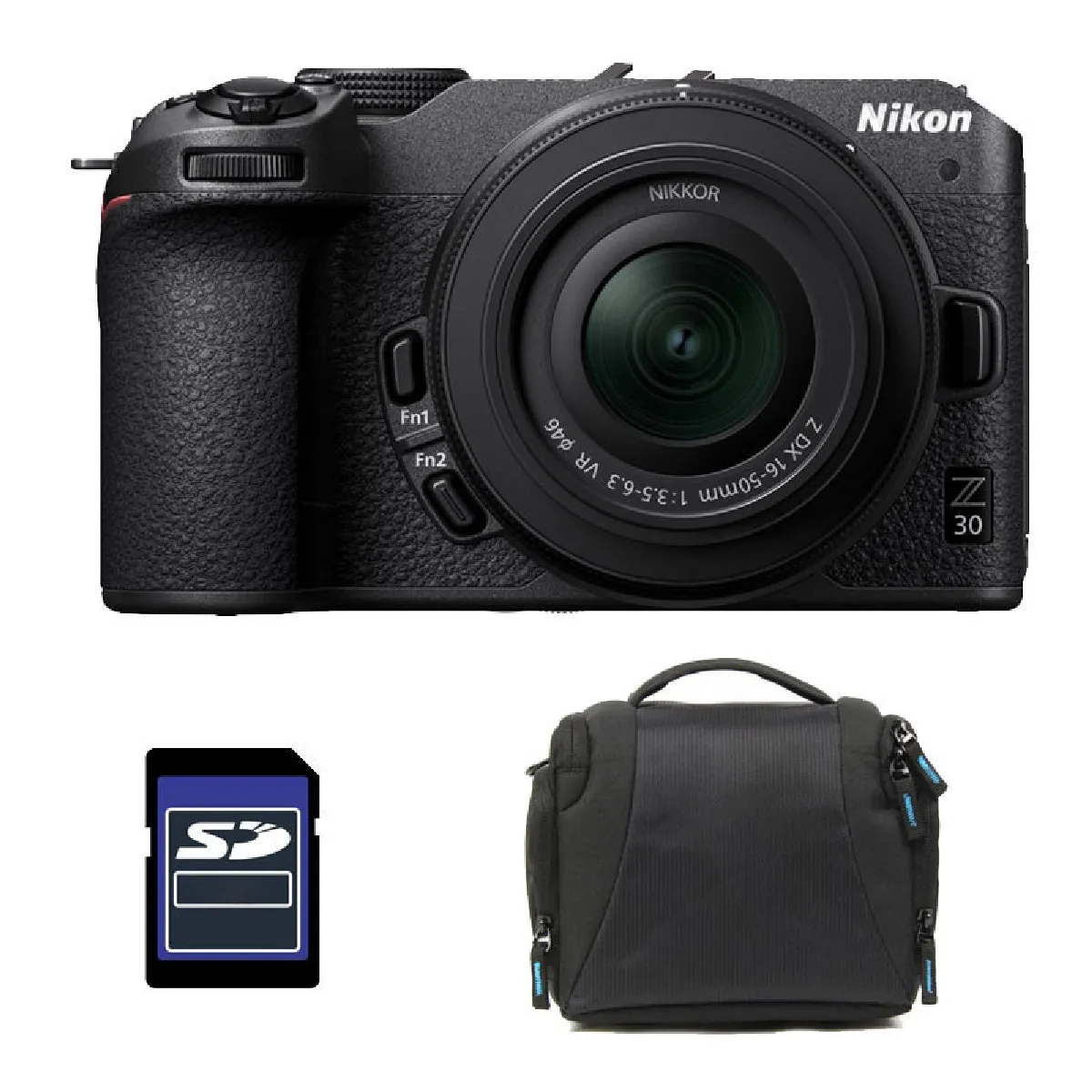 NIKON Z30 + Z 16 50 + Z 50 250 + Sac + Carte SD 8 Go Neuf - vue 10