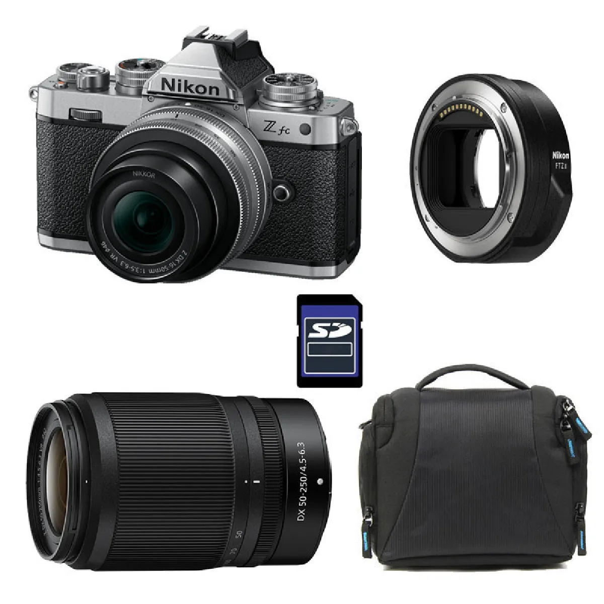 NIKON Z fc + Z 16 50 + Z 50 250 + Sac + Carte SD 8 Go + Adaptateur FTZ II Neuf - vue 9