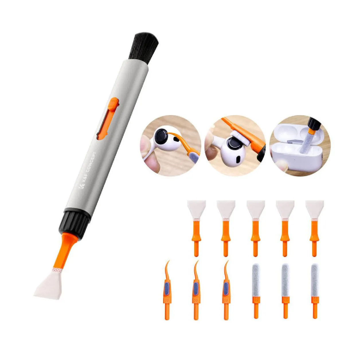 K&F Concept K&F Ensemble De Stylos De Nettoyage Remplaçables 16Mm