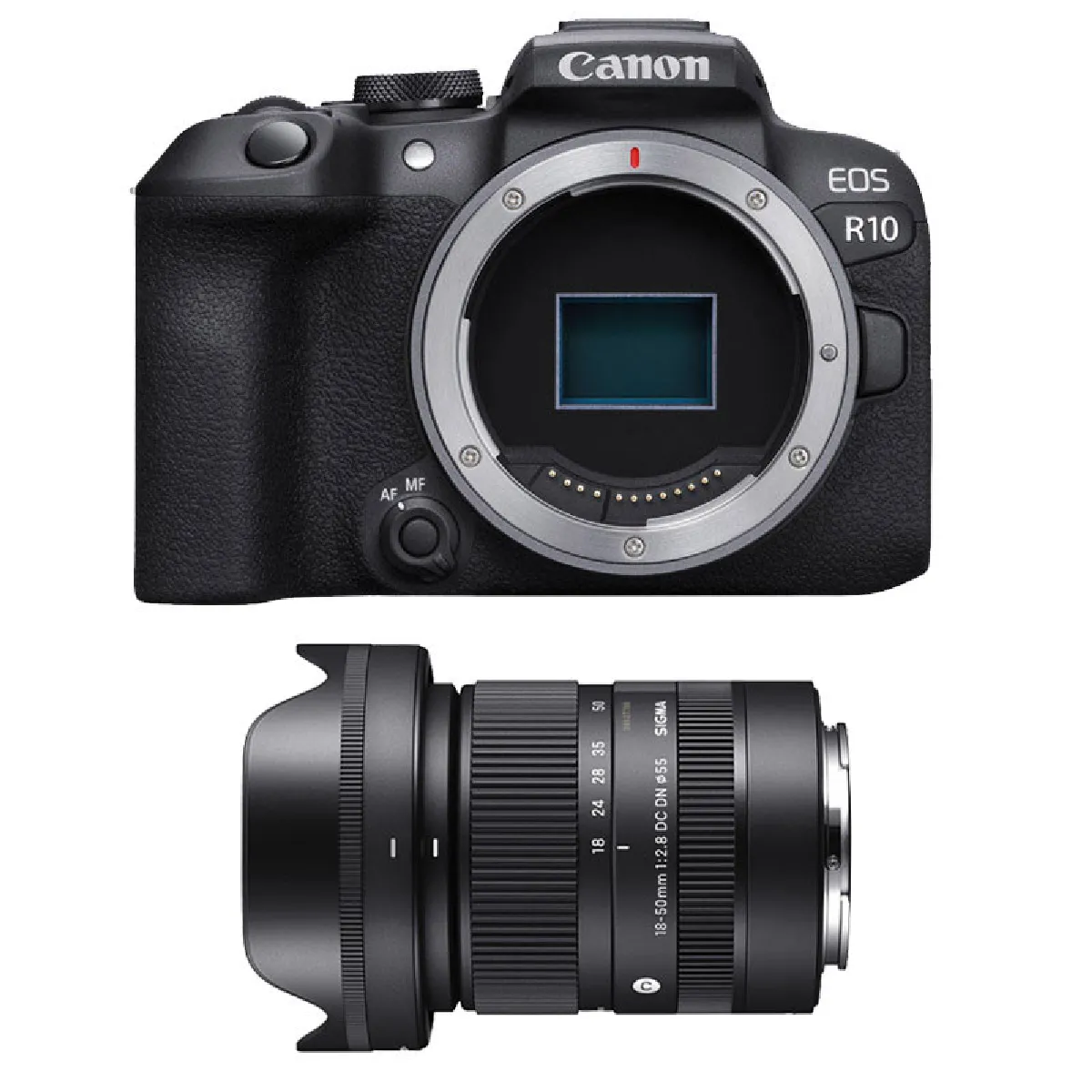 CANON EOS R10 + SIGMA Objectif 18 50mm f2.8 DC DN Contemporary Garanti