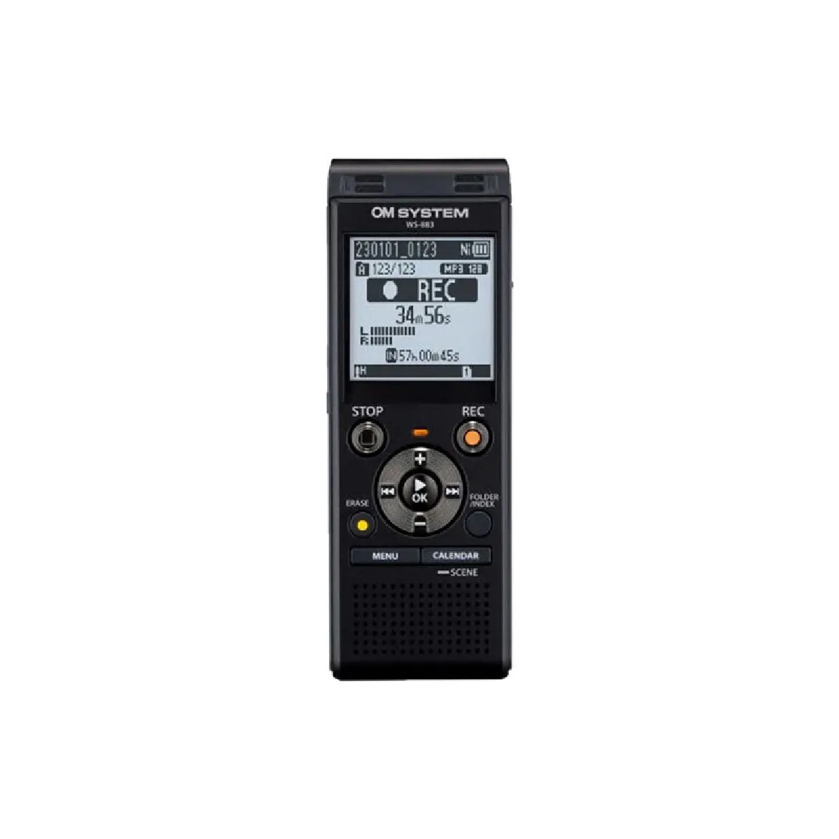 Om System Noir Ws-883 Dictaphone Numérique Durée Denregistrement (Max.) 2080 H - Image 3