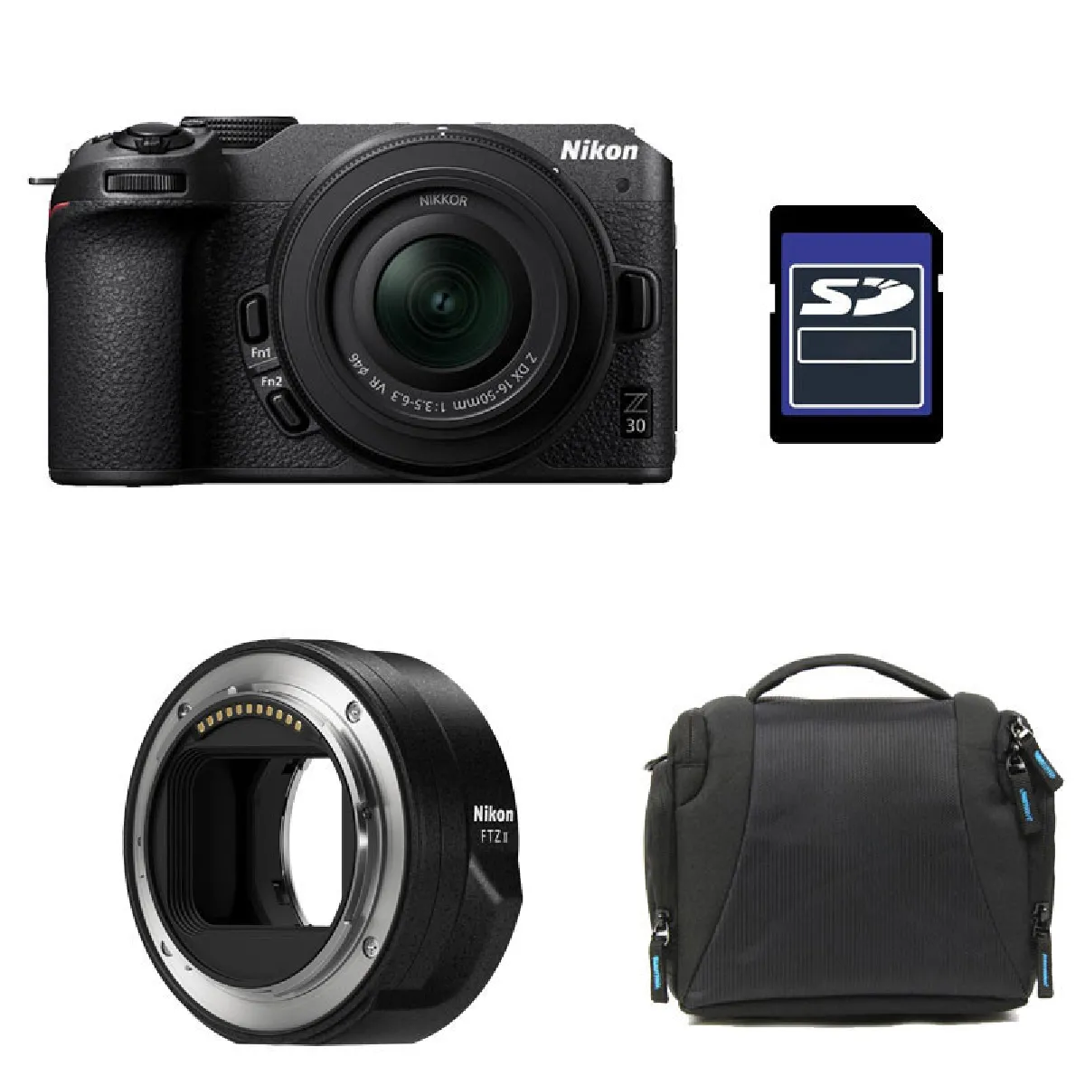 NIKON Z30 + Z 16 50 Garanti + Sac + Carte SD 8 Go + Adaptateur FTZ II - vue 7