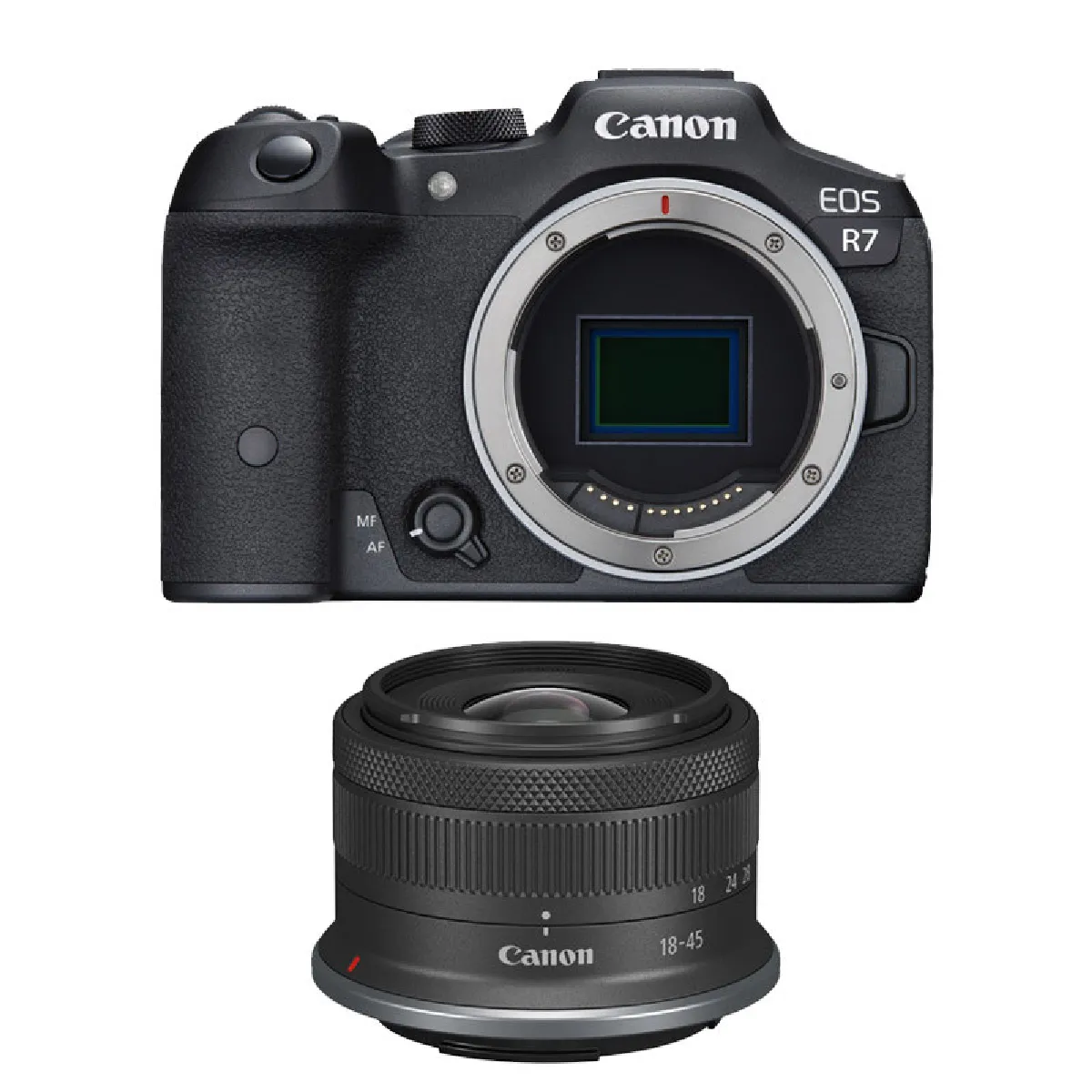 CANON EOS R7 + RF 18 45mm F4.5 6.3 IS STM Neuf - vue 6