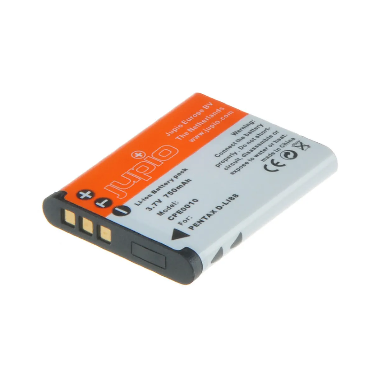Jupio Noir Batterie Compatible Avec Pentax D-Li88 - Image 3