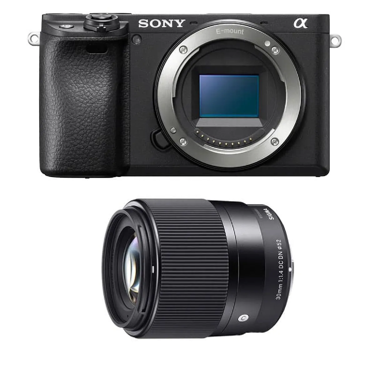 Appareil Photo Hybride Sony Alpha 6400 – Objectif Sigma 30mm f/1.4 - vue 2