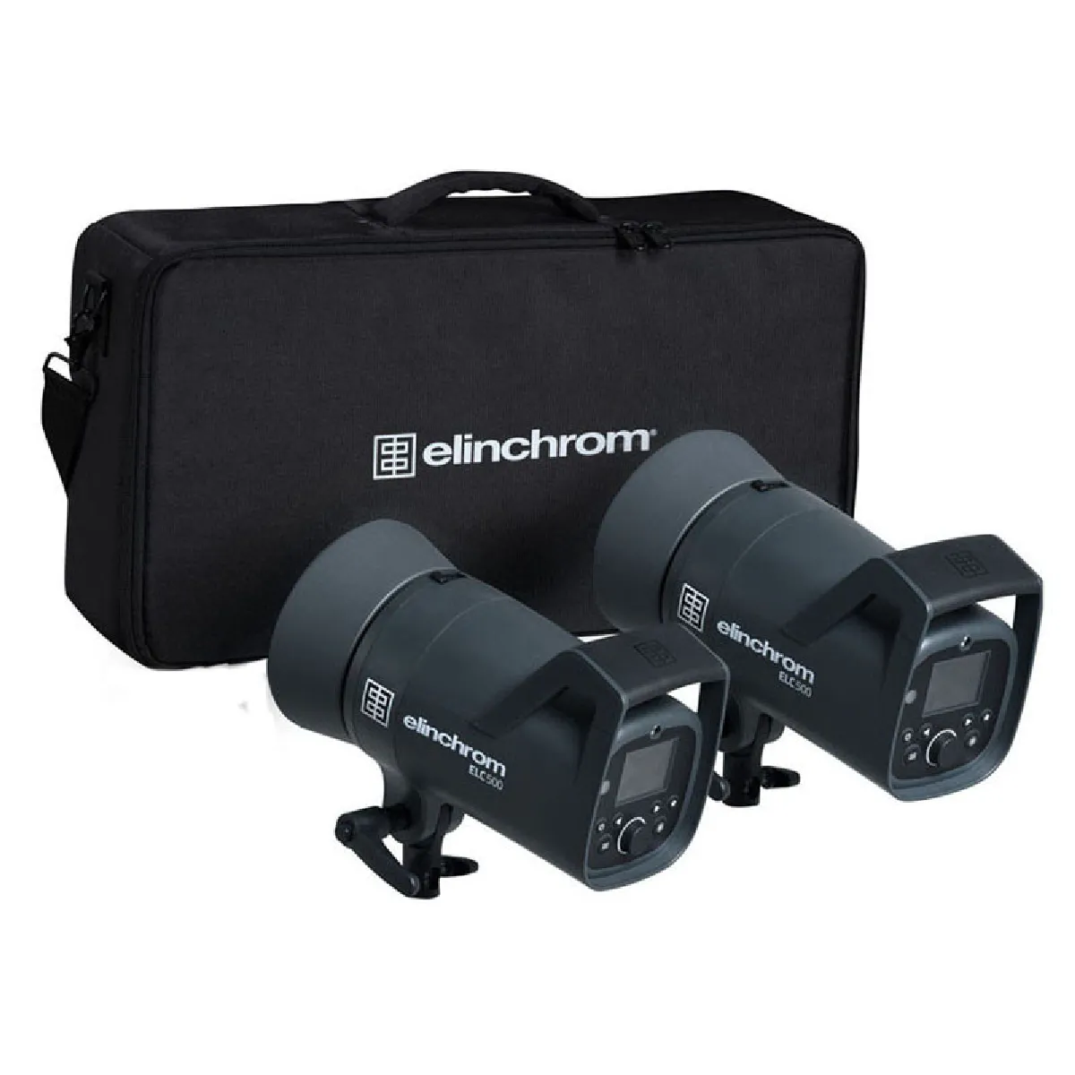 ELINCHROM Kit ELC 500/ ELC 500 + 2 BOL 16CM + SAC Neuf - vue 2