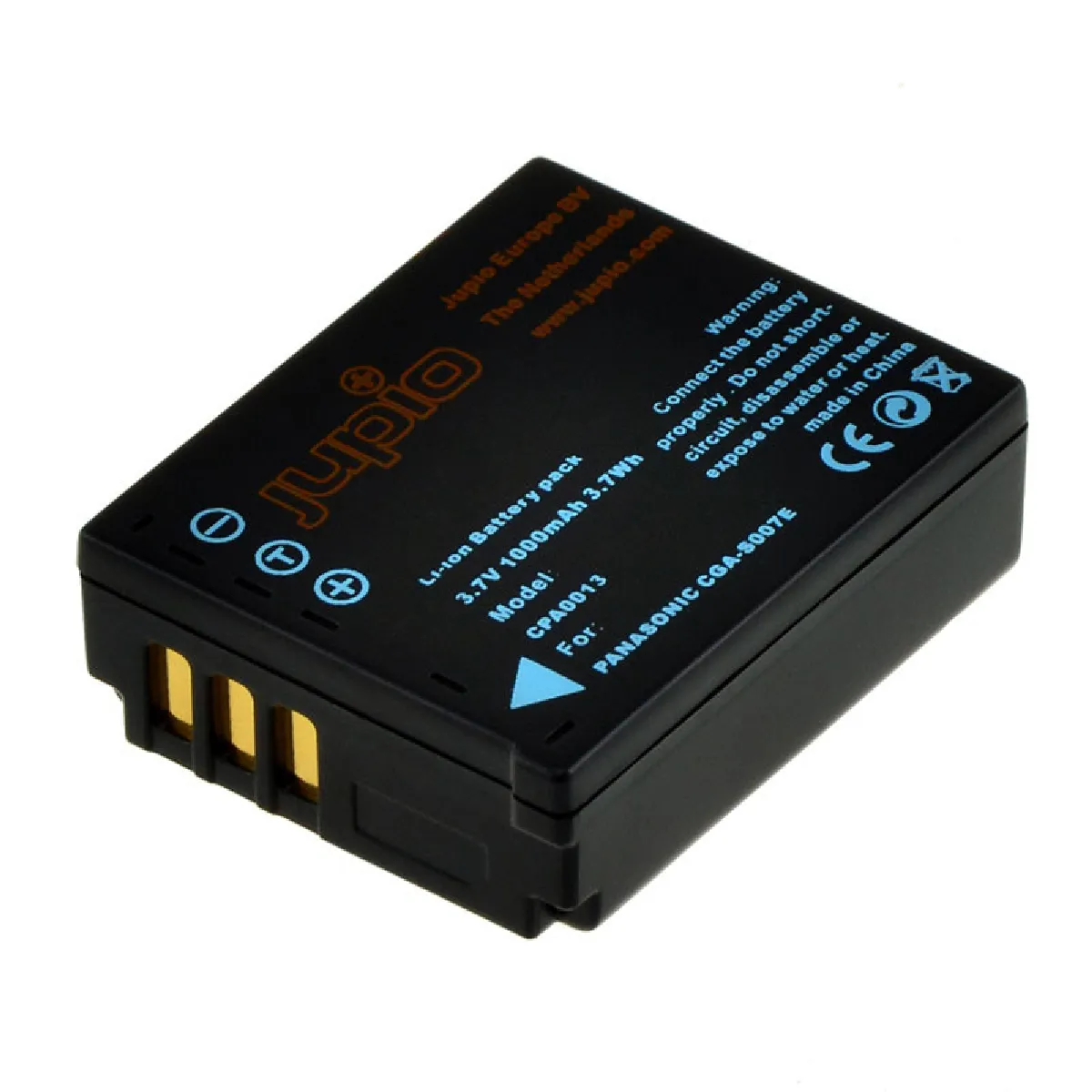 Jupio Noir Batterie Compatible Avec Panasonic Cgr-S007e - Image 2