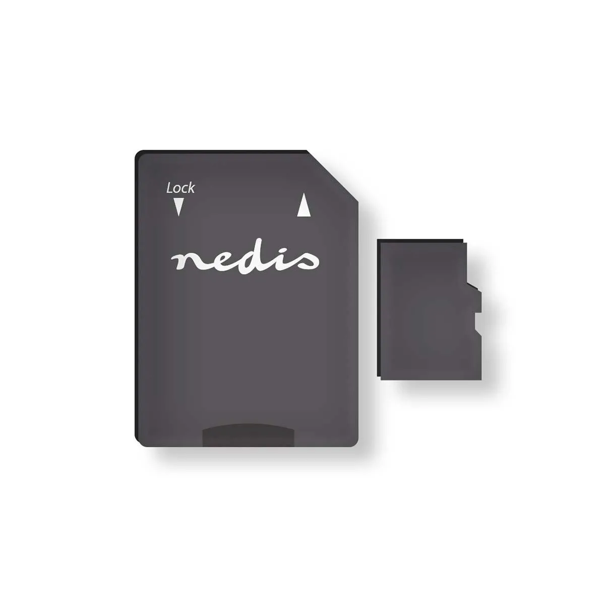 Nedis Noir Carte Mémoire Microsdxc 128 Go Class 10 Uhs-I Avec Adaptateur