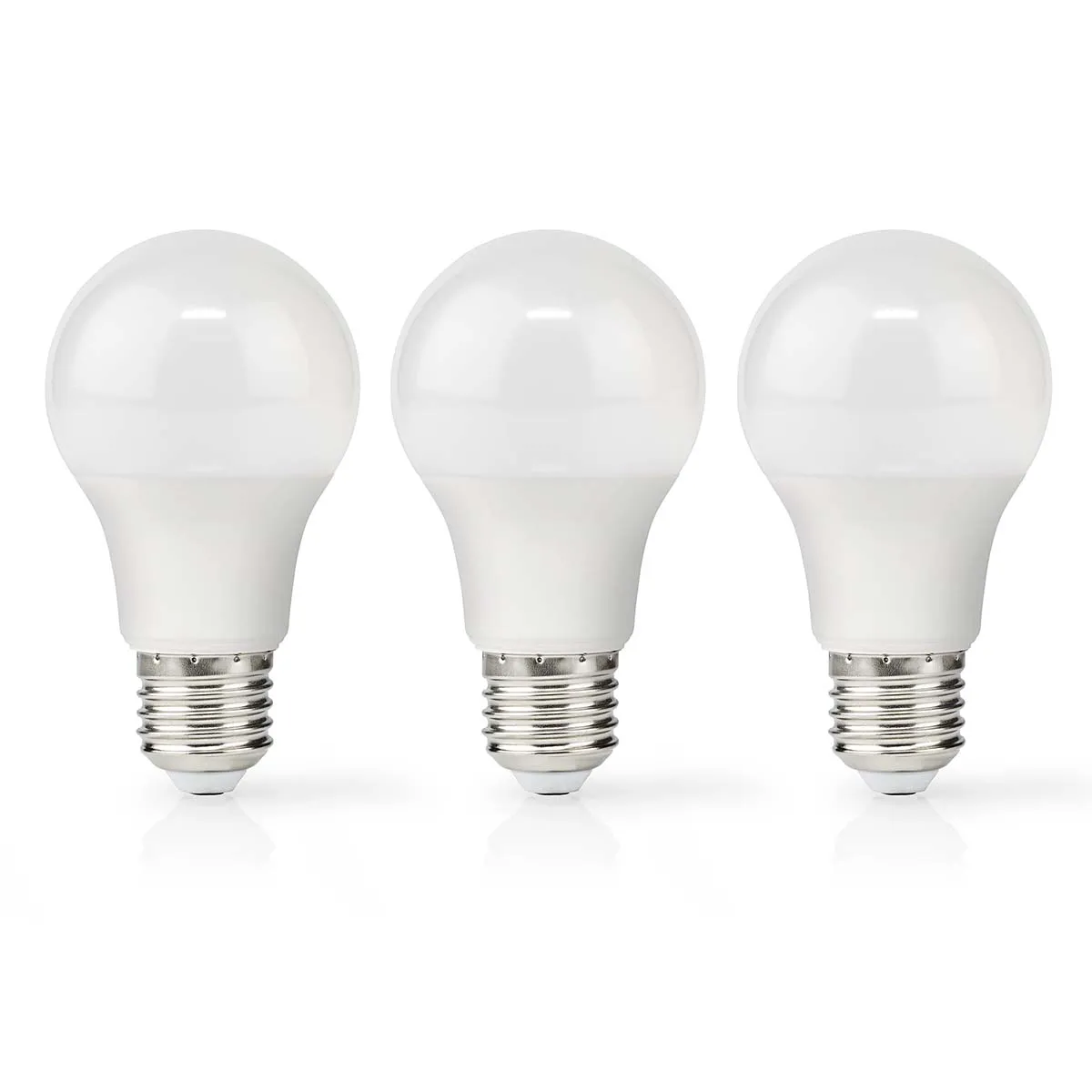 Nedis Blanc Lot De 3 Ampoules Led E27 A60