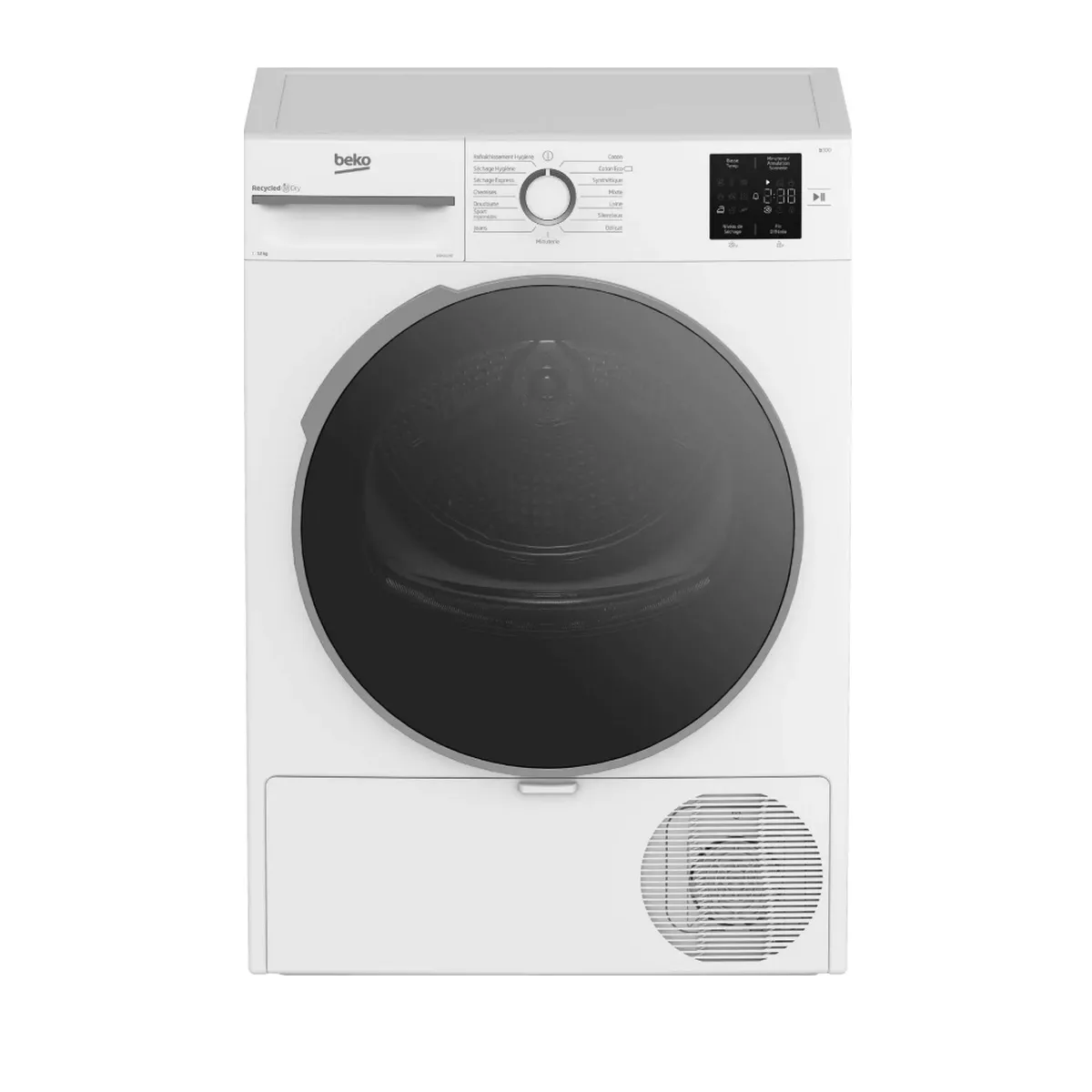 Sèche linge pompe à chaleur BEKO B300 12 kg Induction L60cm Classe A+ - vue 2