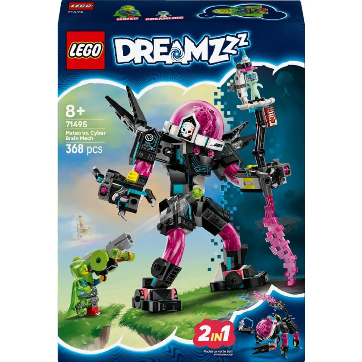 LEGO® DREAMZzz™ 71495 Mateo contre le robot Cyber cerveau