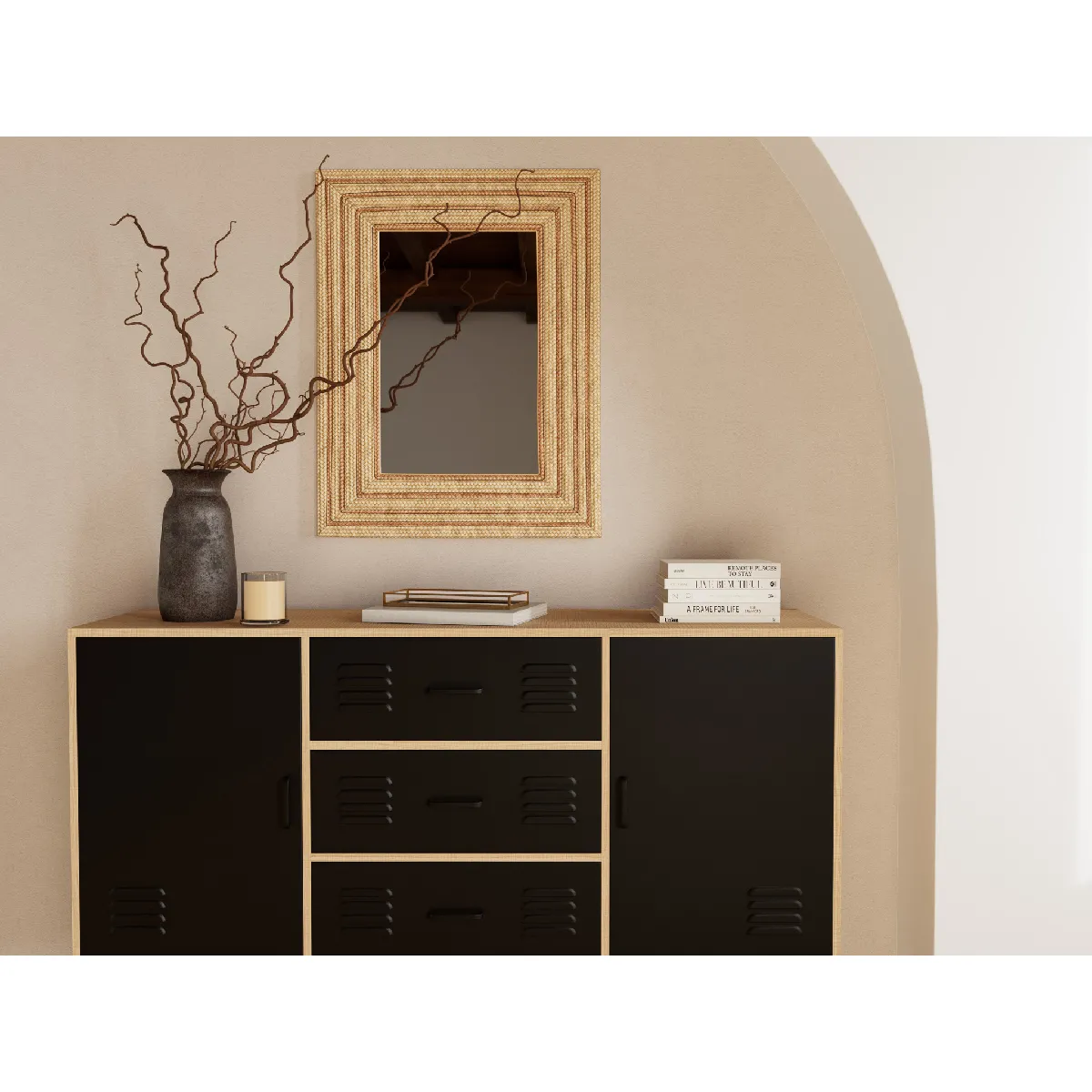 Bestmobilier Buffet bas Tribeca - Bois Bestmobilier Buffet bas Tribeca - Bois